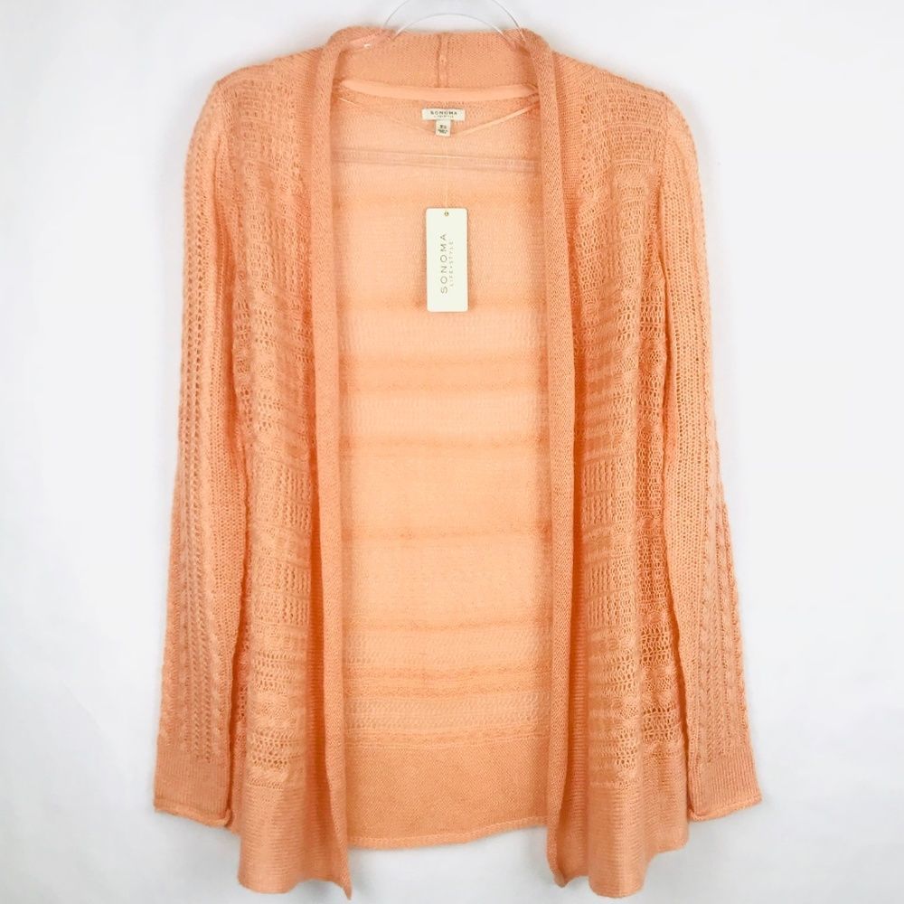 Sonoma Life Style Open Front Cardigan Sweater
